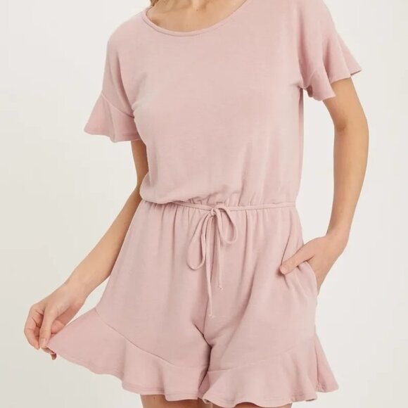 CLEAR OUT!!!! Ruffle Hem Romper - Picture 5 of 8